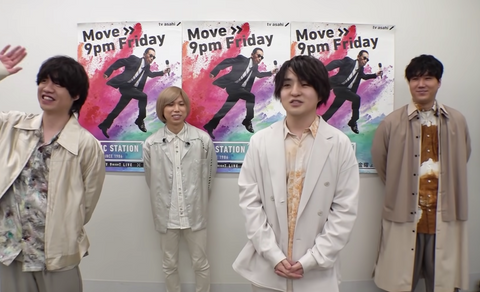 テレビ朝日「ミュージックステーション」8/21 にてOfficial髭男dism Drs 松浦匡希様ご着用