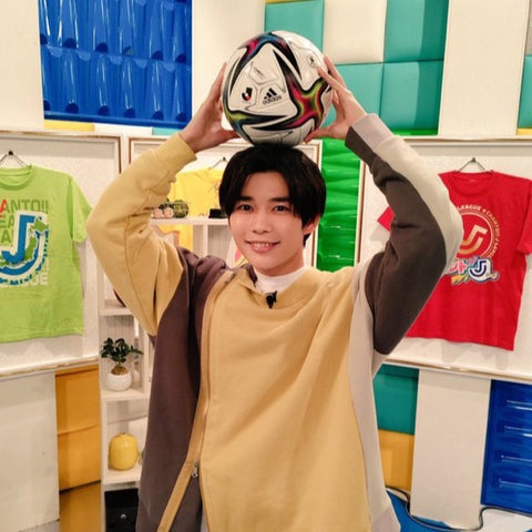 テレビ朝日「チャント!!Jリーグ」3月26日放送分 なにわ男子 長尾様ご着用