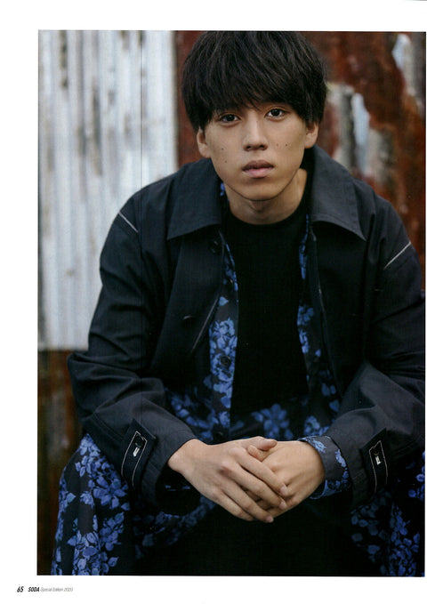 CONTRAST STITCH OVERCOAT / 坂東 龍汰