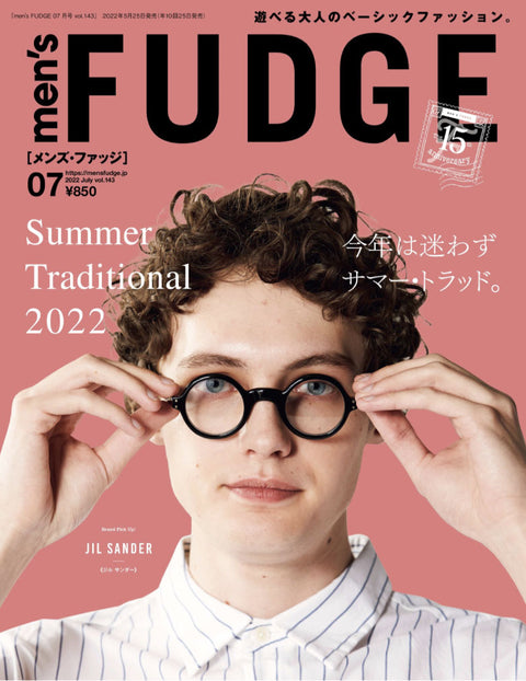 men's FUDGE 2022年 7月号