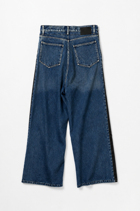 USED WIDE DENIM PANTS