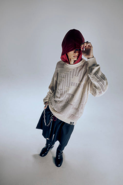 beauty beast x WIZZARD DIGITAL CAMO KNIT