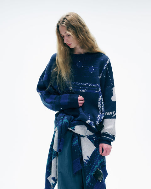 JACQUARD PULLOVER KNIT