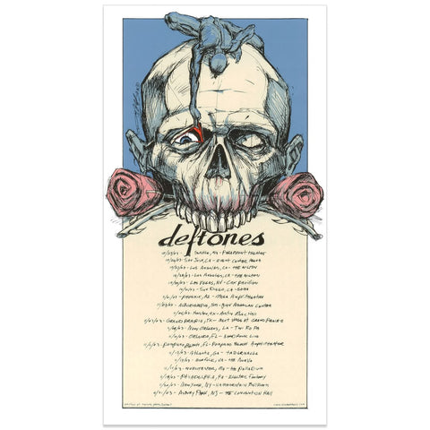 Derek Hess - Deftones Tour Poster