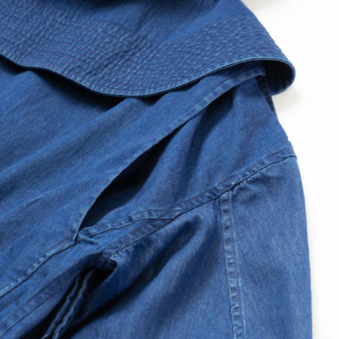 DENIM HOODED BLOUSON