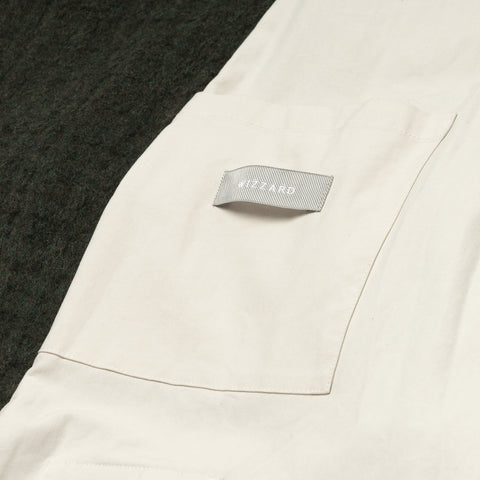 SHAGGIE WOOL CHECK WRAP COAT