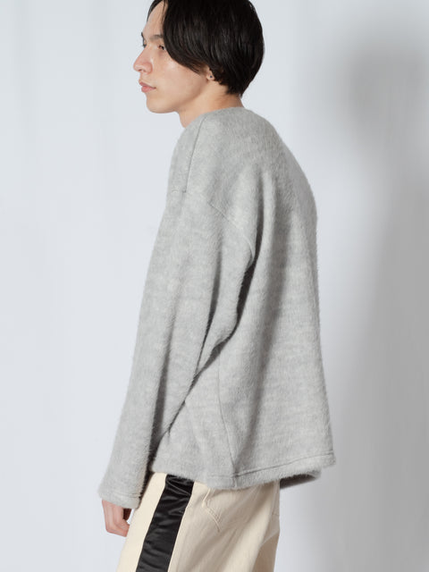 SHAGGY WOOL CREW NECK