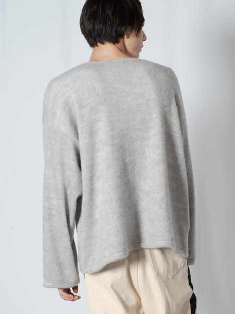 SHAGGY WOOL CREW NECK