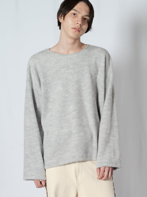 SHAGGY WOOL CREW NECK