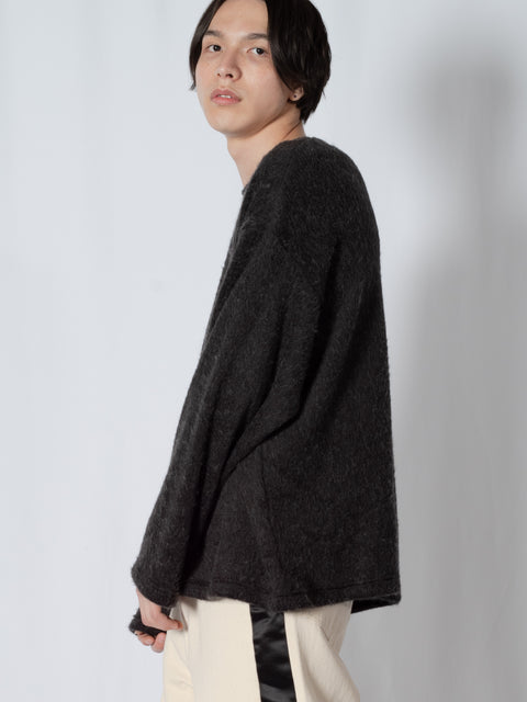 SHAGGY WOOL CREW NECK