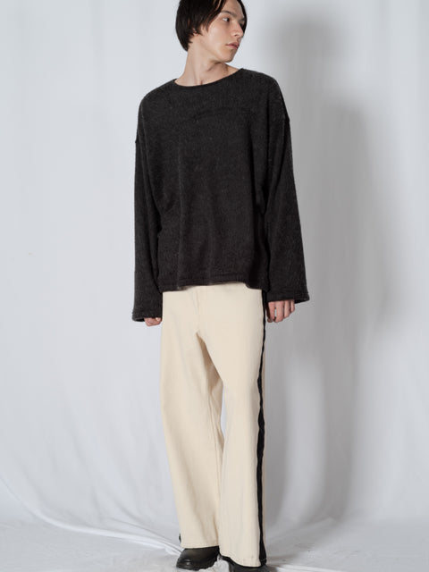 SHAGGY WOOL CREW NECK