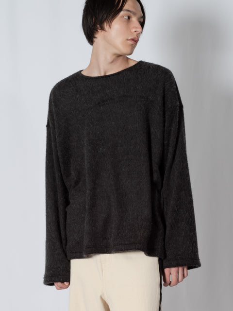 SHAGGY WOOL CREW NECK