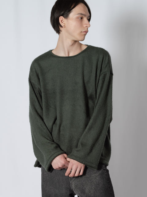 SHAGGY WOOL CREW NECK