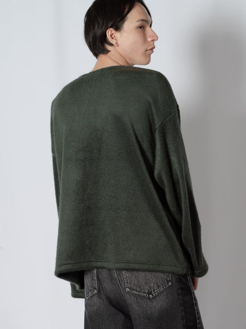 SHAGGY WOOL CREW NECK