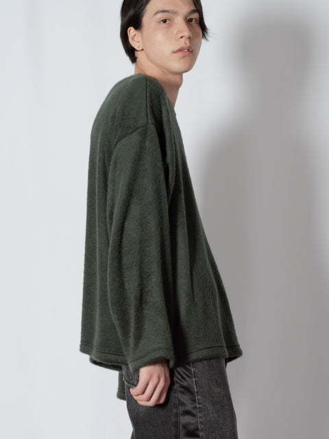 SHAGGY WOOL CREW NECK