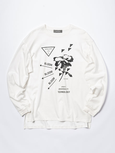 GRAPHIC LONG SLEEVE T-SHIRT "BLOOM"