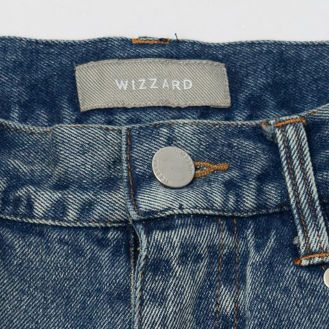 USED WIDE DENIM PANTS