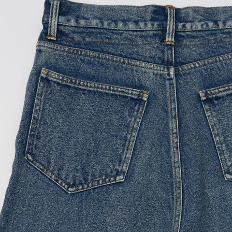 USED WIDE DENIM PANTS