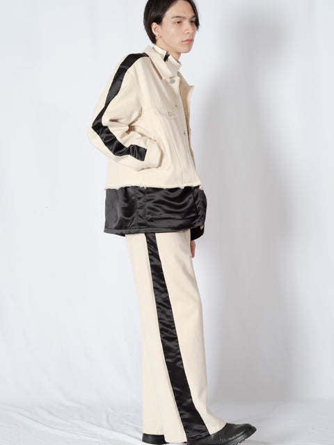 USED WIDE DENIM PANTS