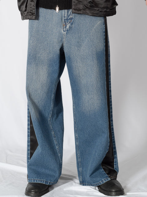 USED WIDE DENIM PANTS