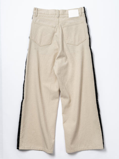 USED WIDE DENIM PANTS