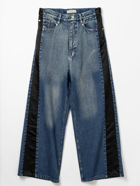 USED WIDE DENIM PANTS