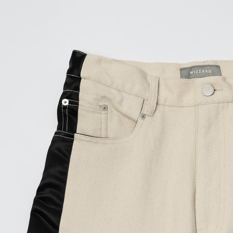 USED WIDE DENIM PANTS