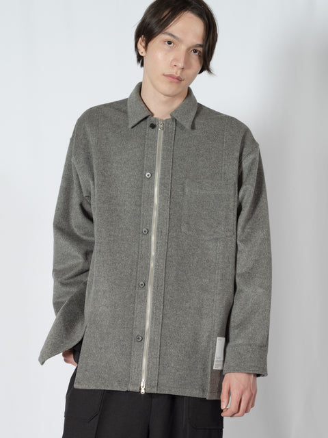 MELTON SHIRTS JACKET