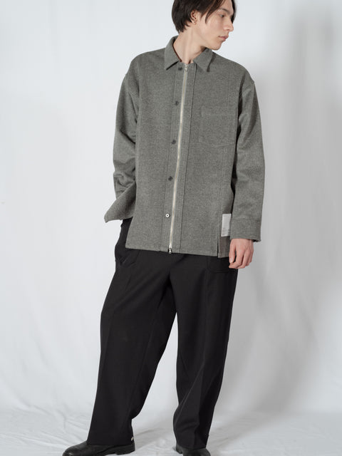 MELTON SHIRTS JACKET