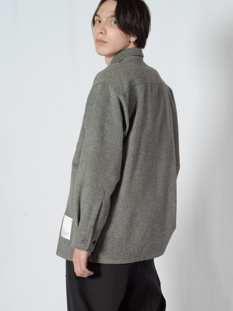 MELTON SHIRTS JACKET