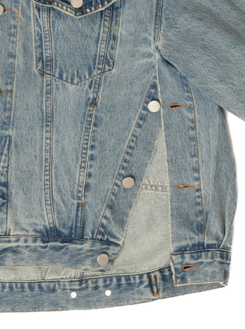 DENIM BLOUSON (DAMAGE)
