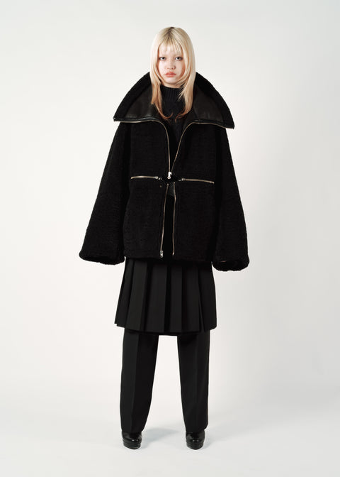 FAUX MOUTON  COAT