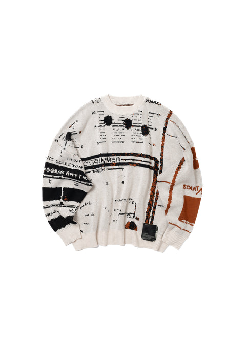 JACQUARD PULLOVER KNIT