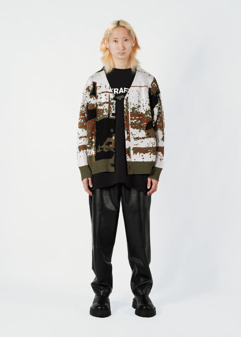 JACQUARD KNIT CARDIGAN