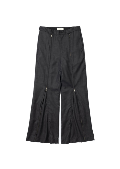 VERTICAL ZIP TROUSERS