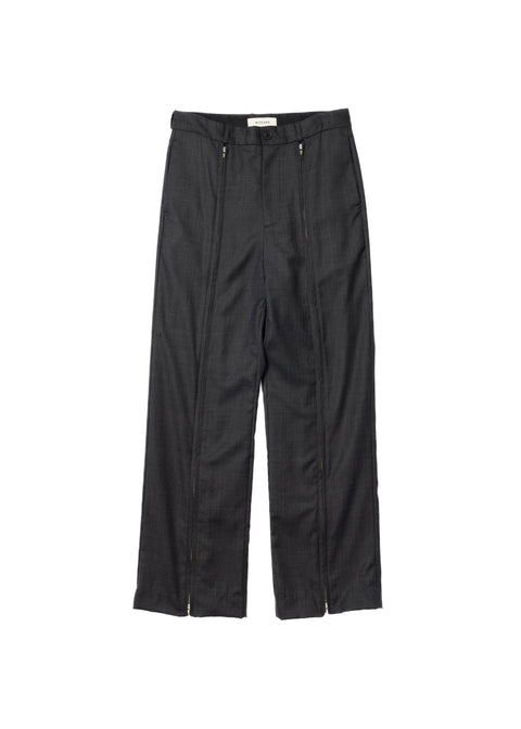 VERTICAL ZIP TROUSERS