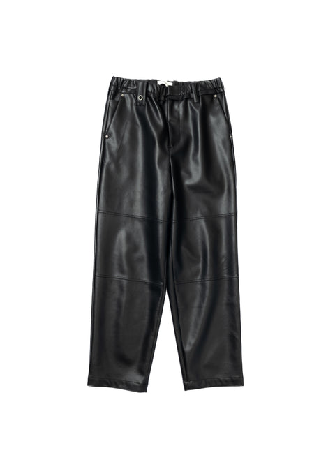 LEATHER EASY TROUSER