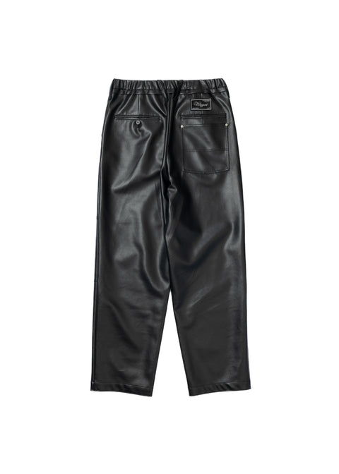 LEATHER EASY TROUSER