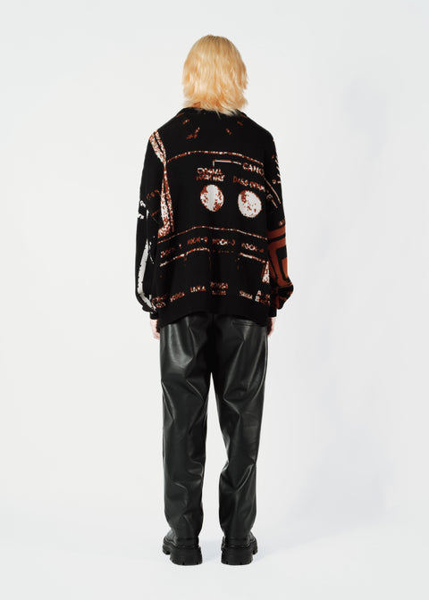 LEATHER EASY TROUSER