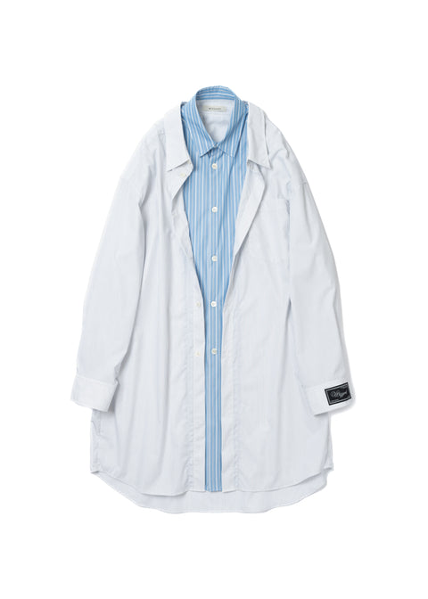 LAYERED SHIRT COAT