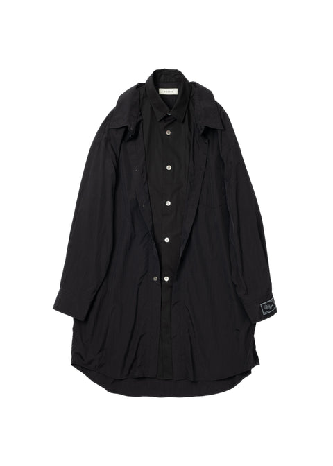 LAYERED SHIRT COAT