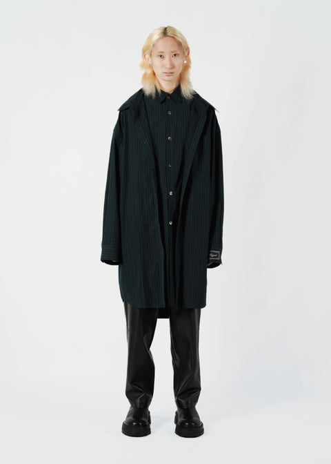 LAYERED SHIRT COAT