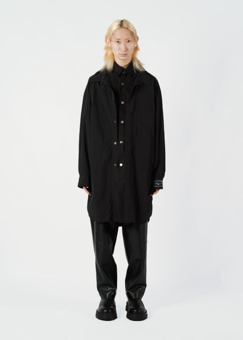LAYERED SHIRT COAT