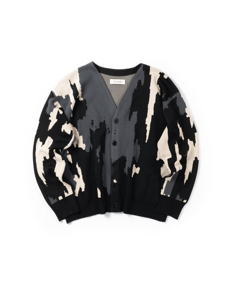 JACQUARD KNIT CARDIGAN