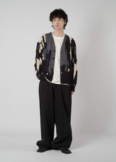 JACQUARD KNIT CARDIGAN