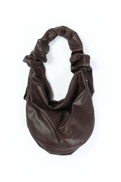 FAUX LEATHER WAVE BAG