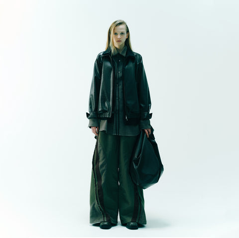 FAUX LEATHER JACKET