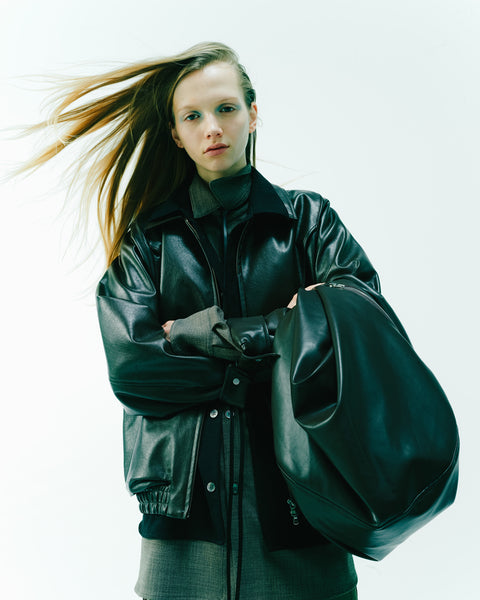 FAUX LEATHER JACKET