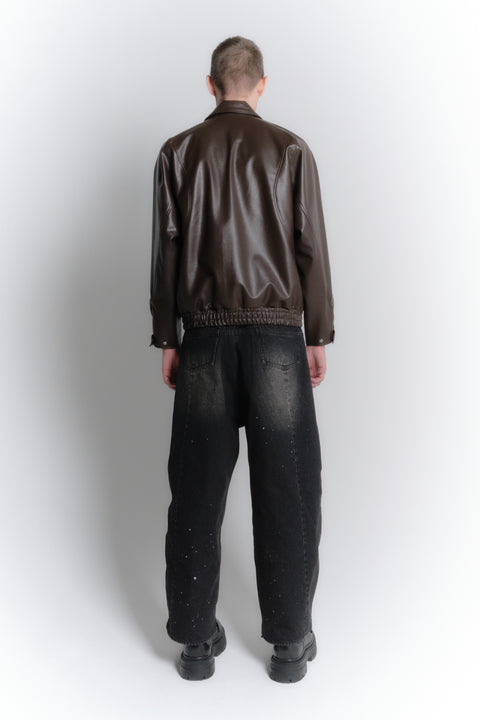 FAUX LEATHER JACKET