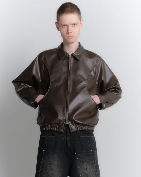 FAUX LEATHER JACKET
